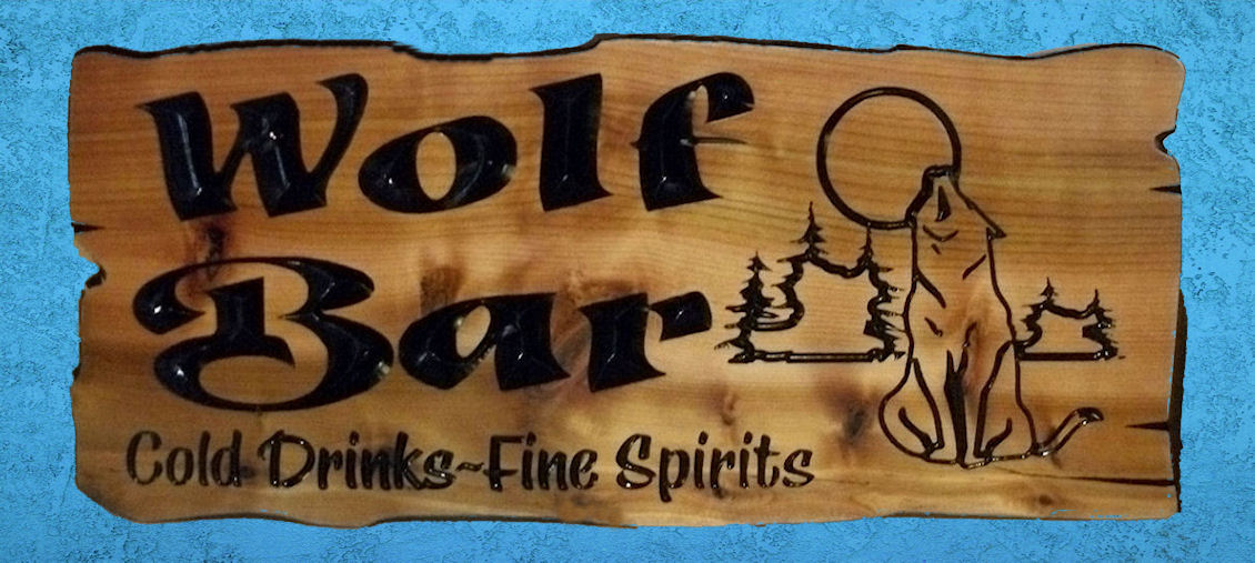 24 X 11 Outdoor Cypress sign.