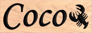 Coco sign