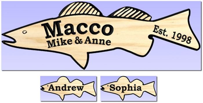 Macco fish signs