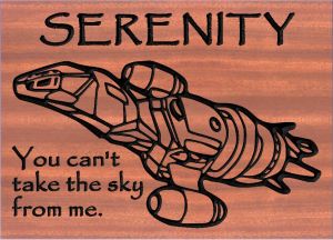 Serenity sign